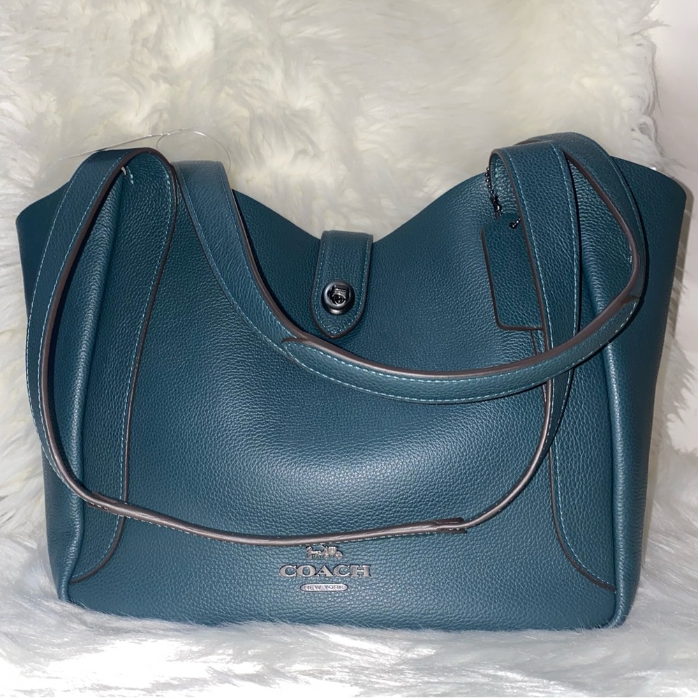 Coach pebble leather Hadley Tote bag New - Picture 4 of 12